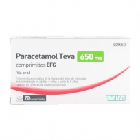 PARACETAMOL TEVA EFG 650 MG...